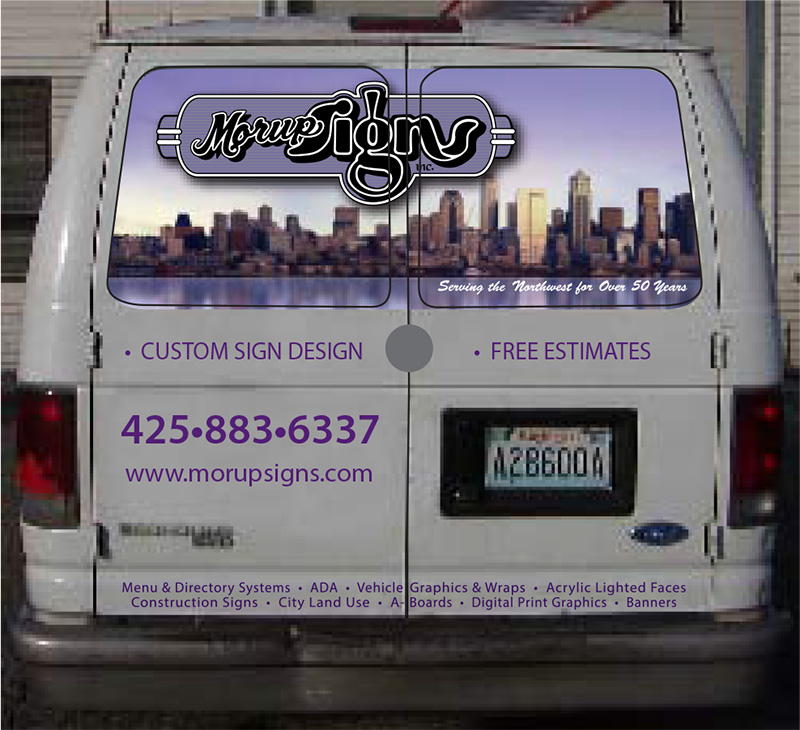 vehicle graphic design and installation